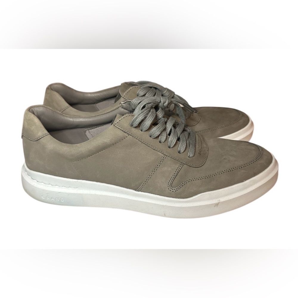 🤑SOLD🤑 Cole Haan Shoes Mens Grand Pro Rally Court Gray Leather Sneaker C31215